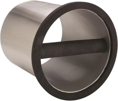 Vista 5 de Rattleware - Chute de acero inoxidable con parte inferior abierta con barra de goma, 9 pulgadas