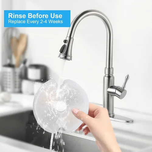 Vista 6 de Filtros de fuente de agua para gatos, 8 paquetes de filtros de carbono de repuesto para fuente automática de mascotas, fuente de agua de acero