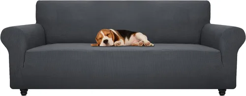 Vista 46 de ZNSAYOTX Funda súper elástica para silla (30"-47"), nuevas fundas de silla a rayas para sala de estar, aptas para perros y mascotas, protector