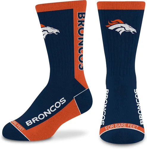 Vista 39 de For Bare Feet NFL - Calcetines unisex para niños de la NFL Mvp Crew