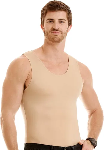 Vista 2 de Insta Slim musculosa de compresión muscular (Int) para hombre