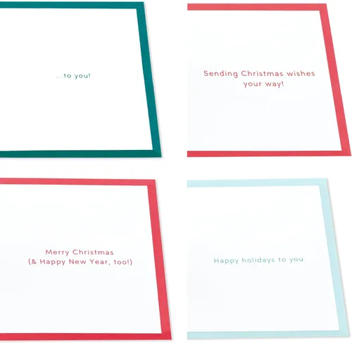 Vista 2 de Hallmark Signature Paper Wonder - Surtido de tarjetas navideñas emergentes (4 tarjetas navideñas con sobres)