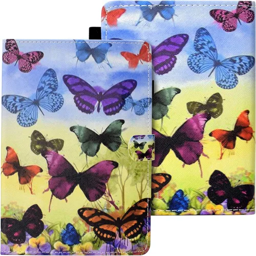 Vista 9 de Funda delgada de 6 pulgadas para Kindle Paperwhite (10ª generación, versión 2018) – Funda de piel sintética para tarjetas y ranuras para efectivo