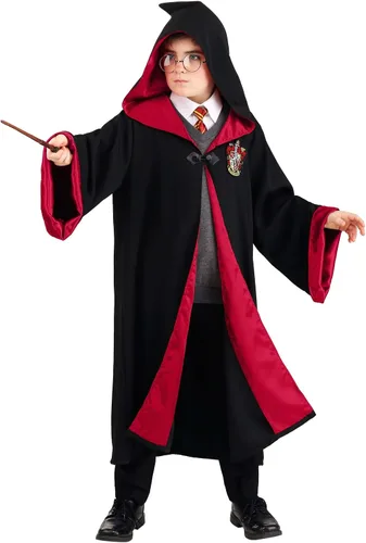 Vista 4 de Disfraz de Harry Potter de lujo para niños Negro L