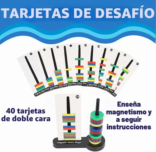 Vista 4 de Anillos para combinar magnéticos Popular Playthings