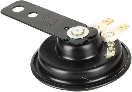 Vista 5 de 12V 1.5A Super 105dB Scooter Ciclomotor Dirt Bike ATV Negro Cuenca de la motocicleta Bocina de aire 2.756 in A24 Auto Car Vehicle Horn