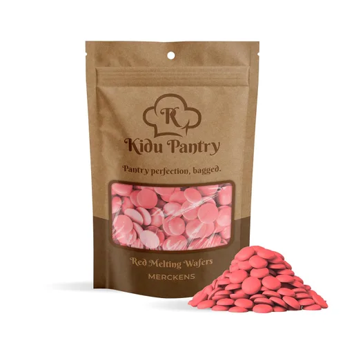 Vista 13 de Merckens - Bolsa de obleas de chocolate para derretir a granel, perfecta para sumergir, postres, hornear y más (oscuro, 2 libras)