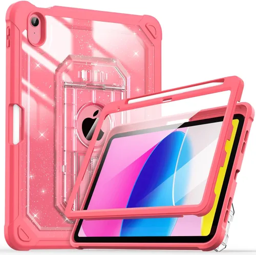 Vista 13 de Cantis Funda para iPad A16 de 11 pulgadas 2025/iPad de 10ª generación 2022 (10.9 pulgadas) con protector de pantalla y soporte para lápices, funda
