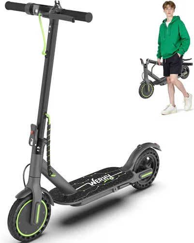 Vista 11 de Electric Scooter, 350W Strong Motor, Up to 19 MPH, E/D/S 3 Gear Speed, 15 Miles Range, Foldable Lightweight E-Scooter with 8.5 Inch Tires, Smart APP