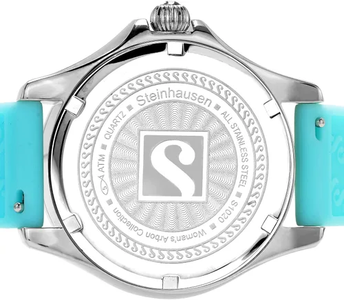 Vista 3 de Arbon Collection - Reloj para mujer con banda intercambiable de silicona de acero inoxidable