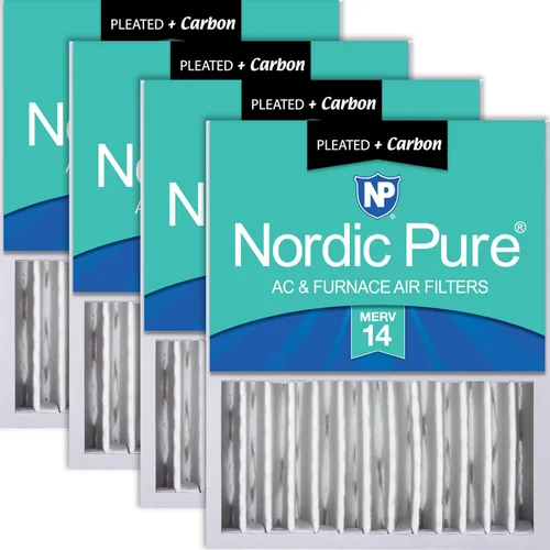 Vista 17 de Nordic Pure 16 x 20 x 5 (tamaño real: 15 7/8 x 19 5/8 x 4 3/8) Honeywell Filtros de aire de repuesto Merv 8 Plus Carbon 1 paquete