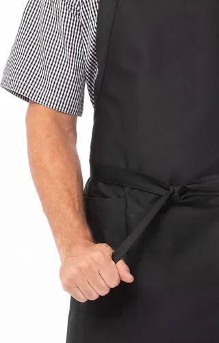 Vista 4 de Chef Works Delantal con dos bolsillos para hombre