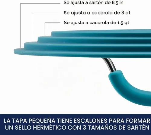 Vista 7 de Rachael Ray Cook + Create - Juego de utensilios de cocina antiadherentes de aluminio, 10 piezas, azul agave
