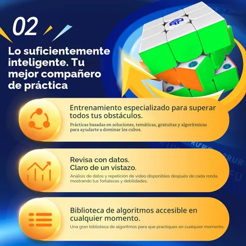 Vista 7 de GAN 356 i Carry E, Cubo de Velocidad Inteligente 3x3 Magnético Conectado Electrónico Bluetooth para Niños y Adultos con Temporizador, Seguimiento