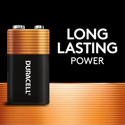 Vista 2 de Duracell - Pilas alcalinas CopperTop de 9V - Batería de larga duración, multiusos, de 9 voltios, para el hogar y la empresa - 4