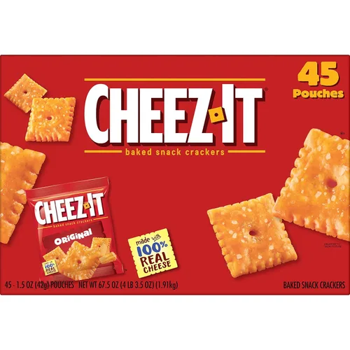 Vista 14 de Cheez-It Paquete de aperitivos, original, 67.5 onzas