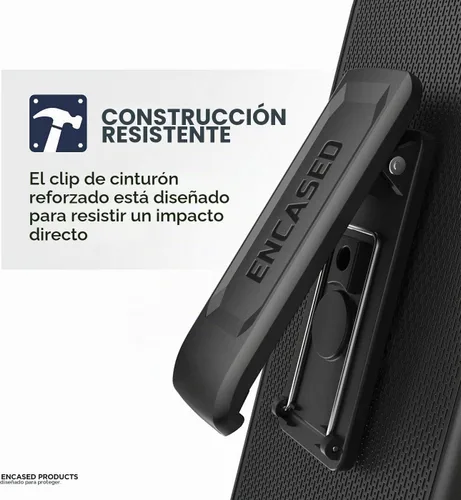 Vista 2 de Encased Clip para cinturón para Otterbox Symmetry Series - iPhone 15 Pro Max (solo funda) funda no incluida