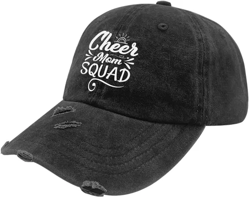 Vista 2 de cheerr mmom Squads Hat for Women Sun Baseball Caps Trendy Washed Dad Hats Light