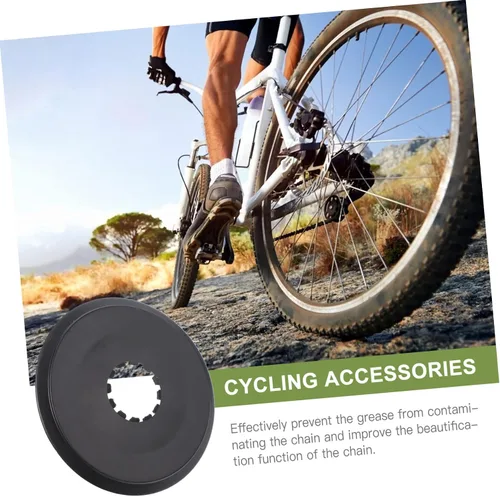 Vista 4 de BESPORTBLE 10 Uds. Cubierta del volante de la bici Piñón de bicicleta Radios Freewheel Protector de radios Protector de placa Protector de placa