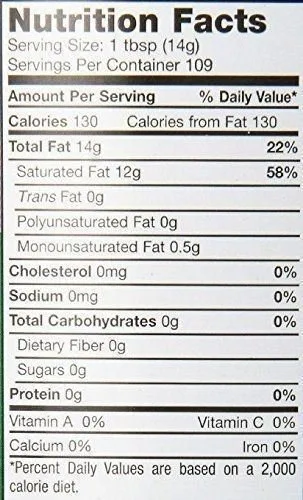 Vista 2 de 100% virgen extra orgánico, aceite de coco, 84 onzas líquidas, ayuda a la belleza y aceite de cocina