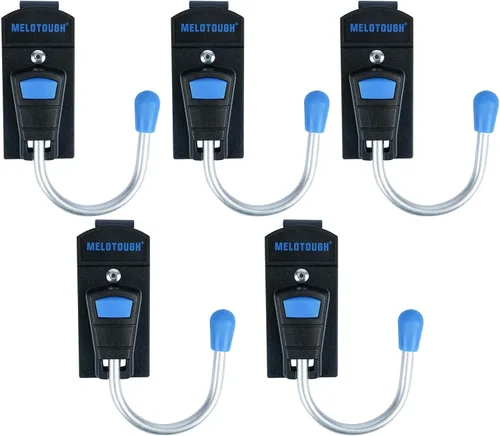 Vista 11 de MELOTOUGH Funda para herramientas con gancho para cinturón de herramientas con clip de metal para cinturón de trabajo (azul)