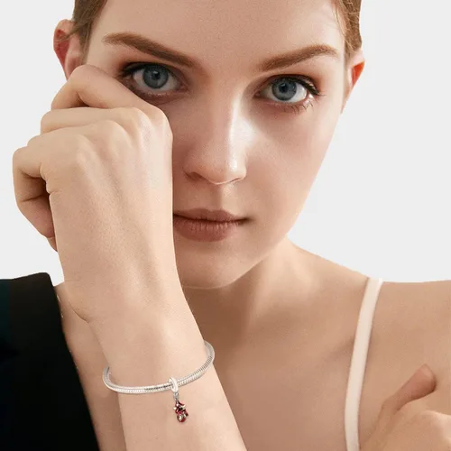 Vista 4 de RMMY Dije de plata de ley S925 de superhéroe para pulsera, collar, colgante para mujeres y niñas, regalos de cumpleaños
