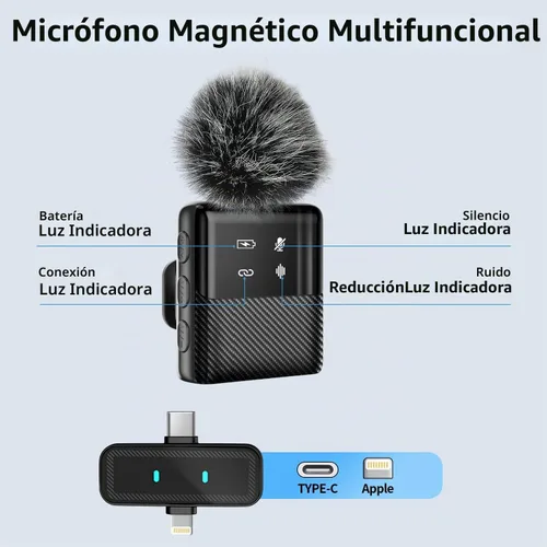 Vista 5 de yAyusi Kit de vlogging para iPhone/Android, trípode para selfie stick de 30.71 pulgadas con luz, micrófono y cajas de almacenamiento, kit básico