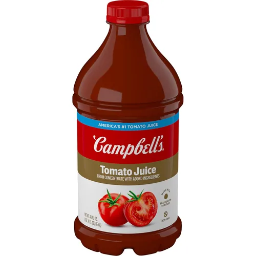 Vista 9 de Campbell's Jugo de tomate 100% bajo en sodio, botella de 64 onzas líquidas (paquete de 6)