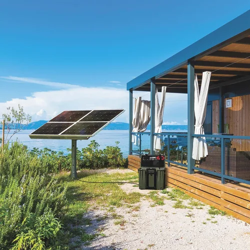 Vista 6 de Nature Power Kit solar completo de 440 vatios (inversor de 750 W y 30 A CC)