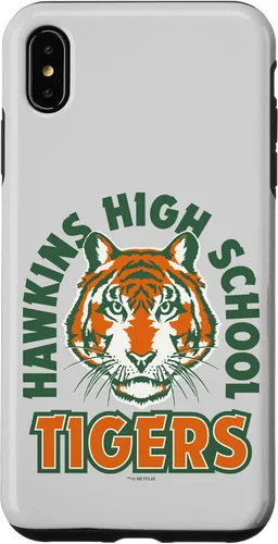 Vista 11 de Funda con logotipo de Stranger Things Hawkins High School Tigers para iPhone 16