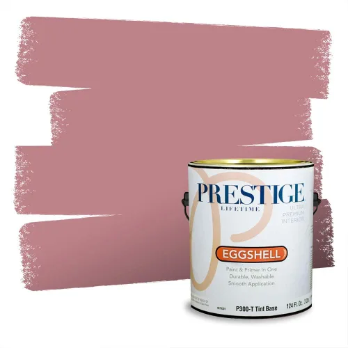Vista 388 de Prestige Paints Pintura exterior e imprimación en uno, 1 galón, plano, coincidencia comparable de Valspar* Amber Rose*