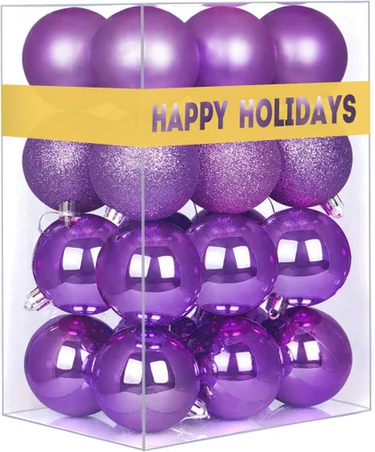 Vista 110 de Esferas pequeñas de bronce de 1.6 pulgadas para decoración del árbol de Navidad, adornos inastillables para cumpleaños, Halloween, vacaciones, boda