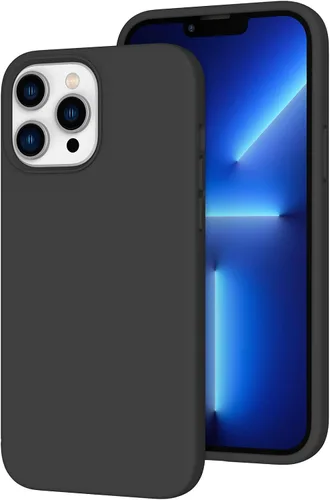 Vista 218 de Funda de silicona líquida compatible con iPhone 12 Pro Max 6.7 pulgadas, funda de gel de protección completa con forro de microfibra, funda