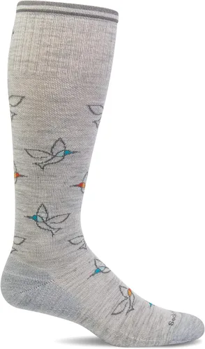 Vista 5 de Sockwell Calcetines de compresión graduados moderados Free Fly para mujer Carbón