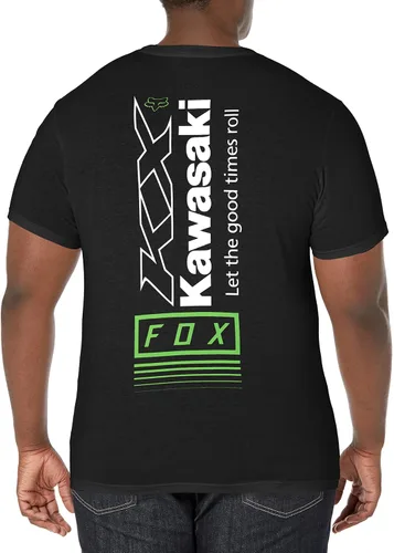 Vista 2 de Fox Racing Camiseta premium de manga corta Kawasaki para hombre