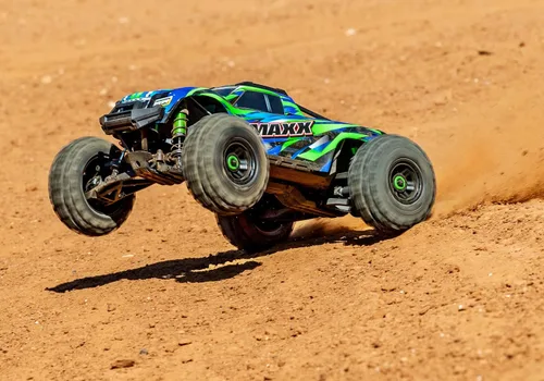 Vista 9 de Traxxas Maxx Extreme 4s Brushless 4X4 Monster Truck (verde)