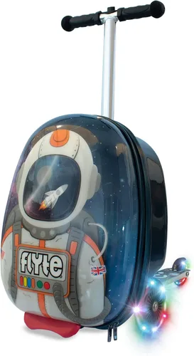 Vista 13 de Flyte Zincflyte Scooter de equipaje para niños de 18 pulgadas - Fifi el flamenco