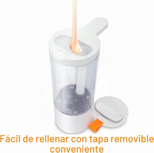Vista 4 de Práctico dispensador automático de bomba de jabón líquido con sensor recargable sin contacto de 17 onzas, ajustado por la distancia del sensor