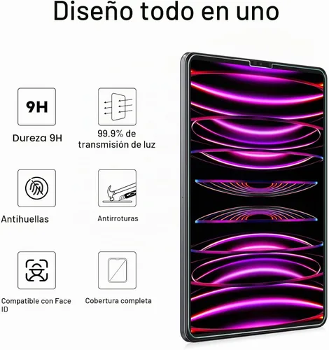Vista 3 de JETech Protector de pantalla para iPad Pro 11" 4/3/2
