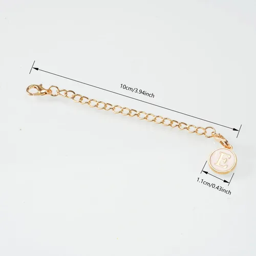 Vista 7 de Accesorios de dije de letra para taza Stanley, dije de mango de letra de identificación de acero inoxidable, dije de letra de mango de taza de agua