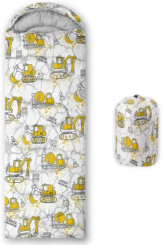 Vista 49 de QOOMO Axolotl - Lindos sacos de dormir para campamento, 3 estaciones, clima cálido y fresco, ligeros, impermeables, para adultos y niños, viajes