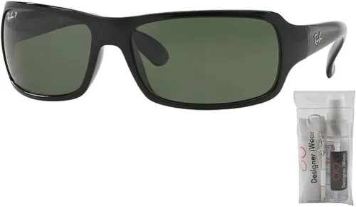 Vista 2 de Ray-Ban RB4075 Sunglasses For Men For Women BUNDLE with Designer iWear Complimentary Eyewear Care Kit