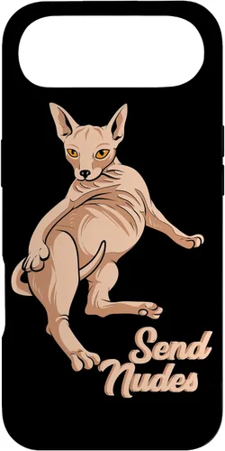 Vista 26 de Send Nudes - Nude Cat - Hairless Sphynx Cat Case for iPhone 17