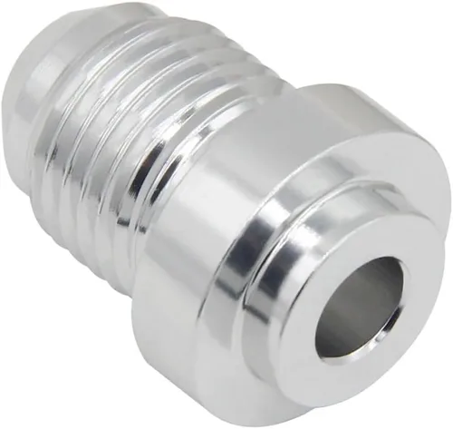 Vista 4 de YSIL 4PCS 6AN Macho Flare Soldadura en Bung Adaptador de manguera de montaje Aleación de aluminio