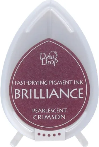 Vista 6 de Tsukineko Brilliance Dew Drop Inkpad, Moonlight White