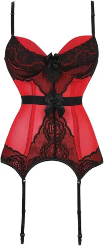 Vista 7 de Zhitunemi Corsés Lencería Para Mujer Bustier: Sexy Traje De Halloween Mujer Correa Bustier - Salir Tops Sesión De Fotos Corsé