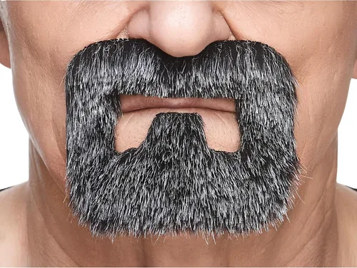 Vista 54 de Mustaches Self-Adhesive Stick On Fake Handlebar for Adults Negro
