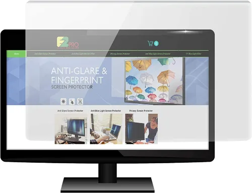 Vista 7 de Filtro de pantalla anti luz azul para monitor de escritorio de pantalla ancha de 21,5 pulgadas, bloquea la luz azul dañina excesiva, reduce