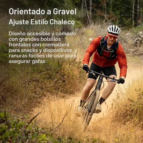 Vista 3 de Osprey Escapist Velocity - Mochila de hidratación para bicicleta (3 litros), con depósito hidruálico
