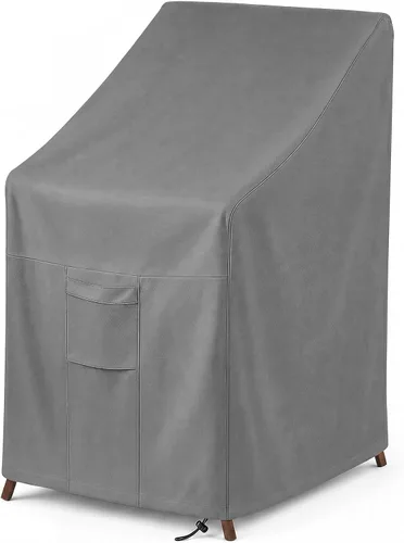 Vista 9 de Vailge Funda apilable para silla de patio, 100% impermeable, funda para silla de exterior, fundas de muebles de patio de alta resistencia, se adapta